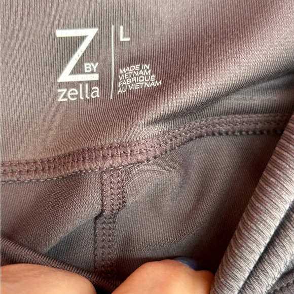 Zella tulip leg dove grey cargo style legging Large - Picture 5 of 7